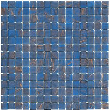 Amsterdam 32,2x32,2x0,4 Blue Golden Vein Glass Gold Serie Square