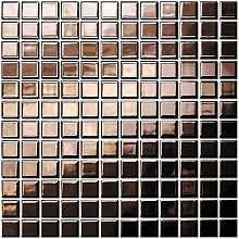 Barcelona 30x30x0,6 Rose Gold Metallic Porcelain Glazed Square