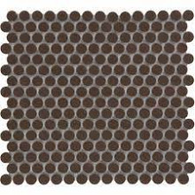 Venice – Pennyround 31,5x29,4x0,55 Brown Glossy Porcelain Glazed Round