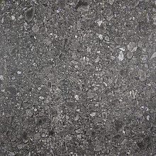 Composite 120x120x0,9 Black Mat Terrazzo